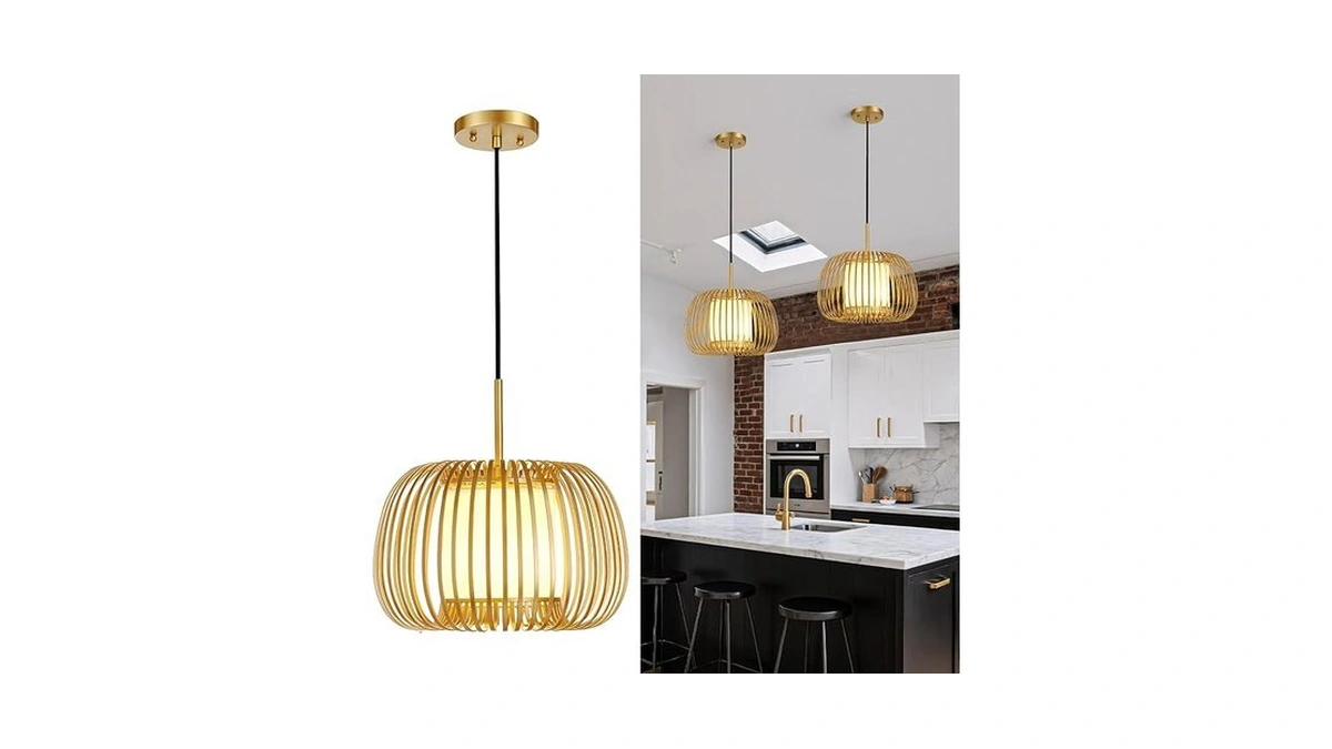 Amazon deal: Gold Chandeliers Dining Light Fixture 13 7 Modern.