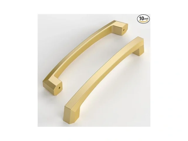 Amerdeco 10 Pack Brushed Gold Cabinet Pulls 5 Inch…