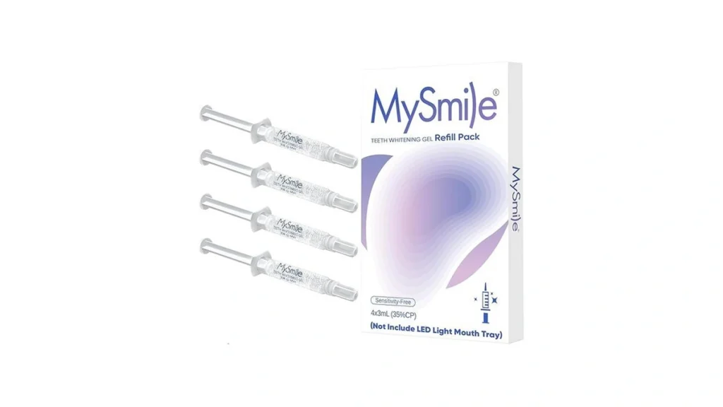 Amazon deal: Mysmile 4pcs 35 Non-sensitive Teeth Whitening Gel.