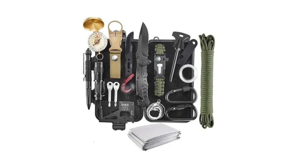 Amazon deal: Emergency Survival Kit 22 In 1 Professional...