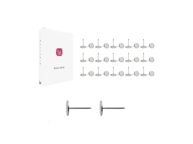 Gullveig Silver Push Pins And Thumb Tacks Heavy…