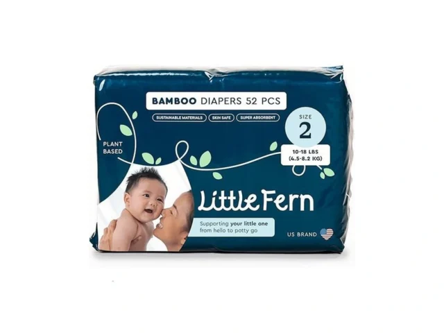 Little Fern Bamboo Diapers Size 2 Extra Soft…