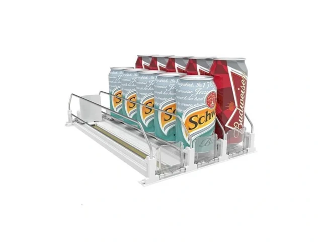 Drink Organizer For Fridge Self-pushing Soda Can…