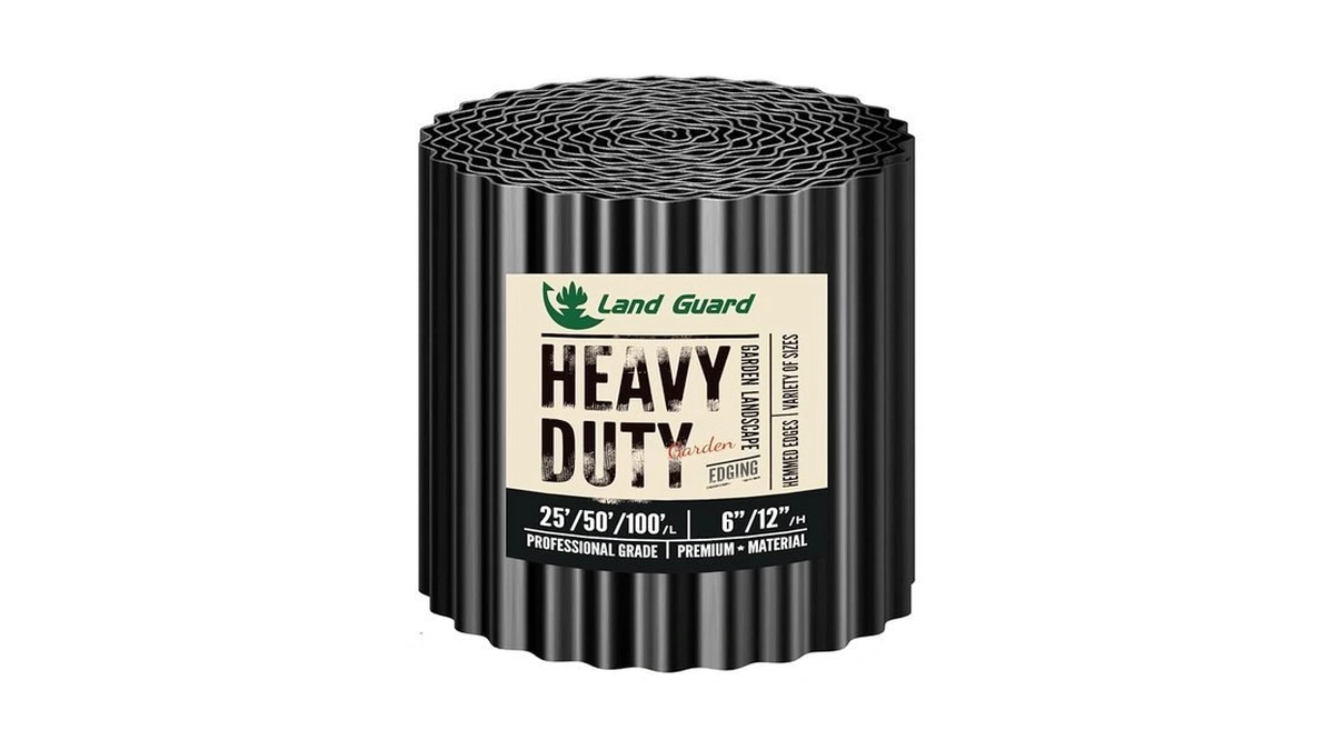 Amazon deal: Land Guard Corrugated Garden Edging Border 12 X 50