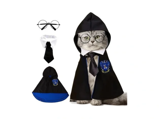 Niula Cat Halloween Costume – Pet Wizard Costumes…