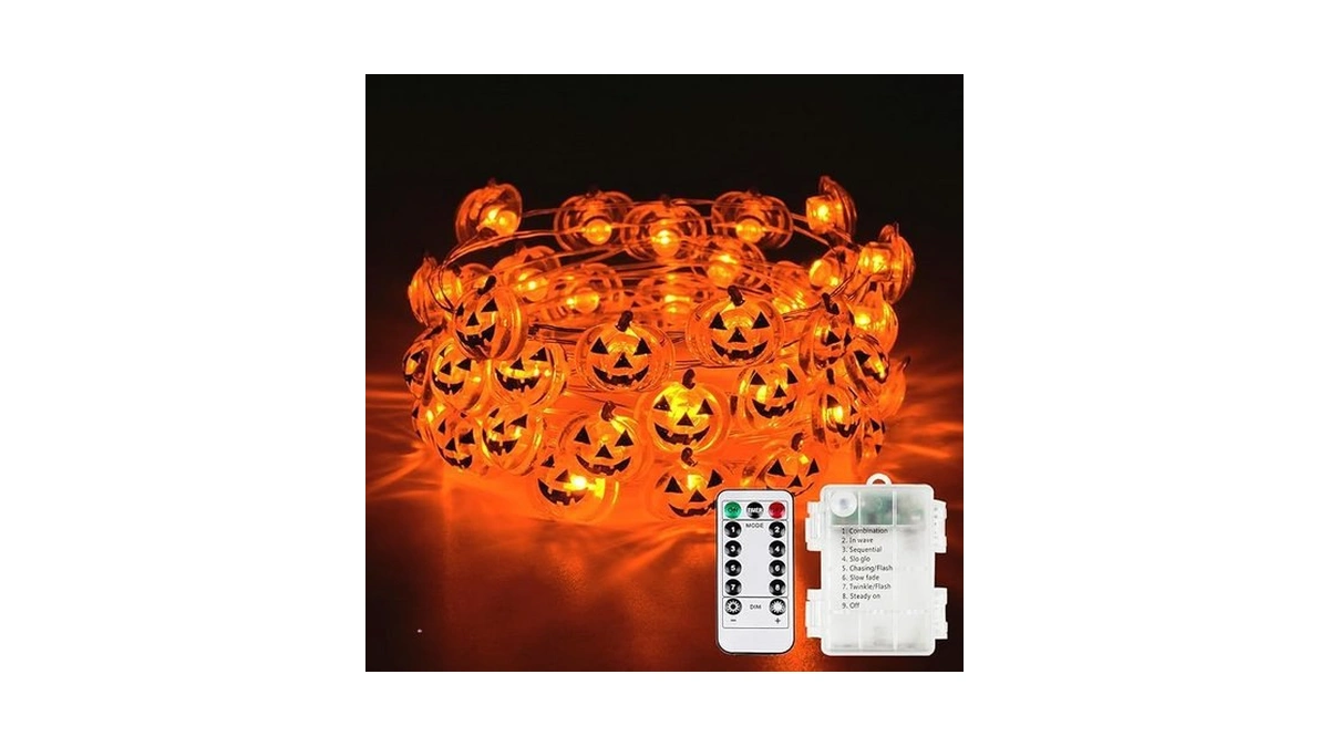 Amazon deal: Halloween Fairy Lights Battery Operated 15ft 40led