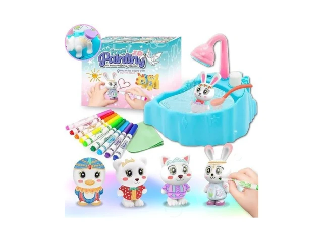 Trubic Kids Pet Washable Recolor Paint Arts And…