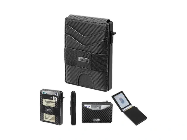 Aibirui Minimalist Wallet For Men With Money Clip…