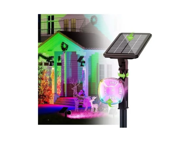 Bitpott Solar Spot Lights Outdoor Waterproof Ip67…