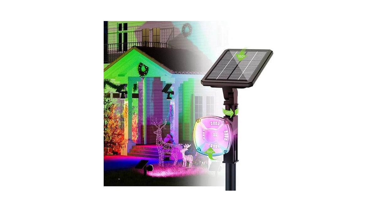 Amazon deal: Bitpott Solar Spot Lights Outdoor Waterproof Ip67.