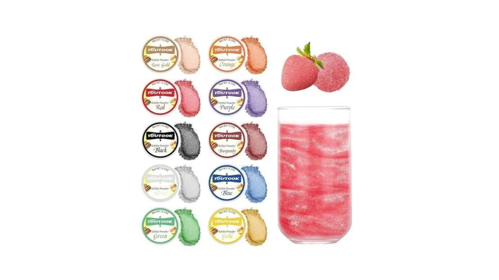 Amazon deal: Edible Glitter For Cocktails 10 Colors Easter...