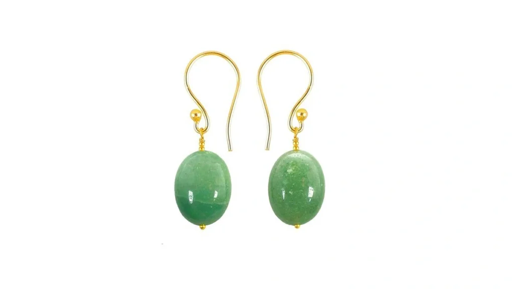 Amazon deal: Sunshinegems Natural Green Quartz Crystal Earring.