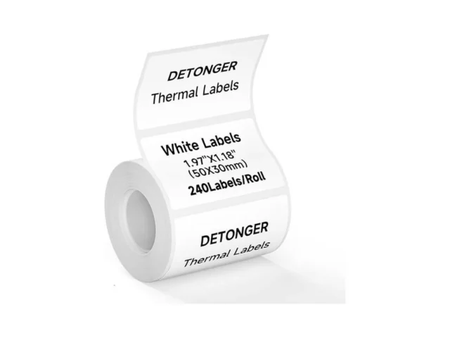 Detonger Thermal Labels Self-adhesive Label Sticker…