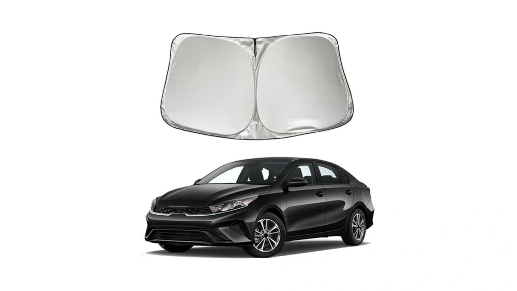 Amazon deal: Szyuchen Car Windshield Sun Shade Sunshade...
