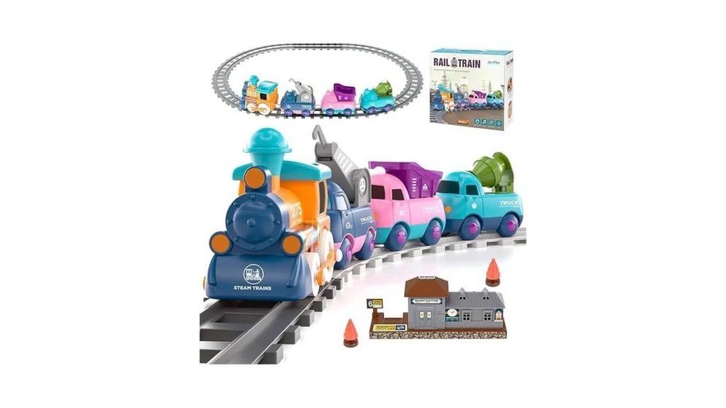 Amazon deal: Train Set For Toddlers Toys For Ages 2-4 Toddler..