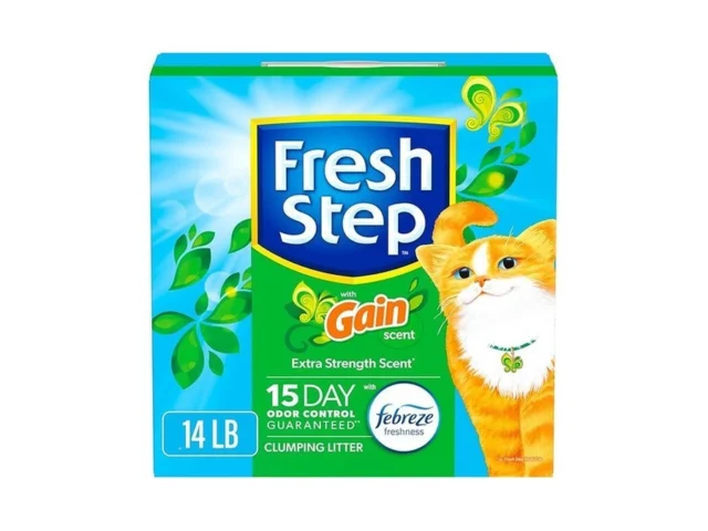 Fresh Step Clumping Cat Litter With Febreze Gain…