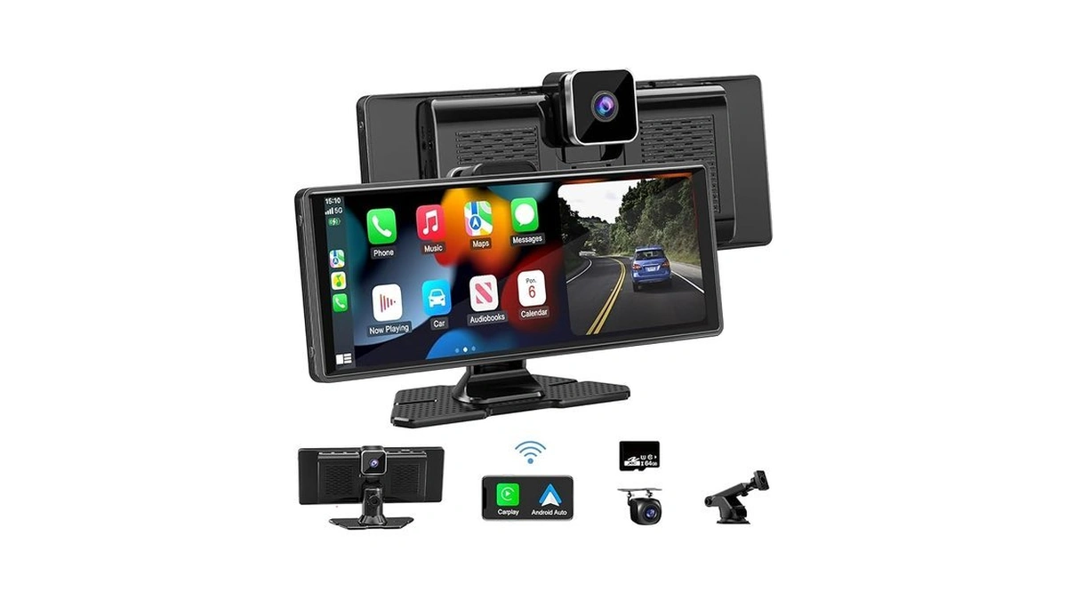 Amazon coupon: Carplay Screen For Car 10 26 Hd Ips Wire