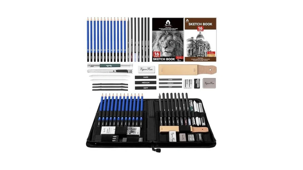 Amazon code: Art Supplies Sketching Drawing Pencils A