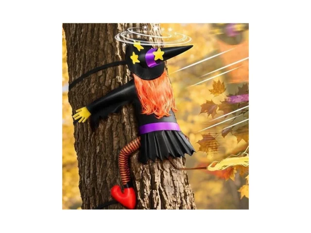 Halloween Decorations Outdoor Crashing Witch – 59… Code