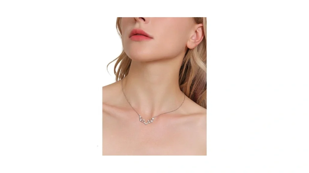 Amazon coupon: Zalmonah Deer Necklace Dainty Necklace W