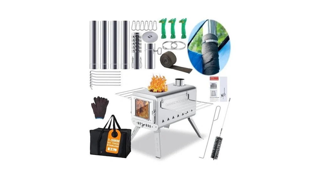 Amazon coupon: Change Moore Hot Tent Stove Secondary Bu