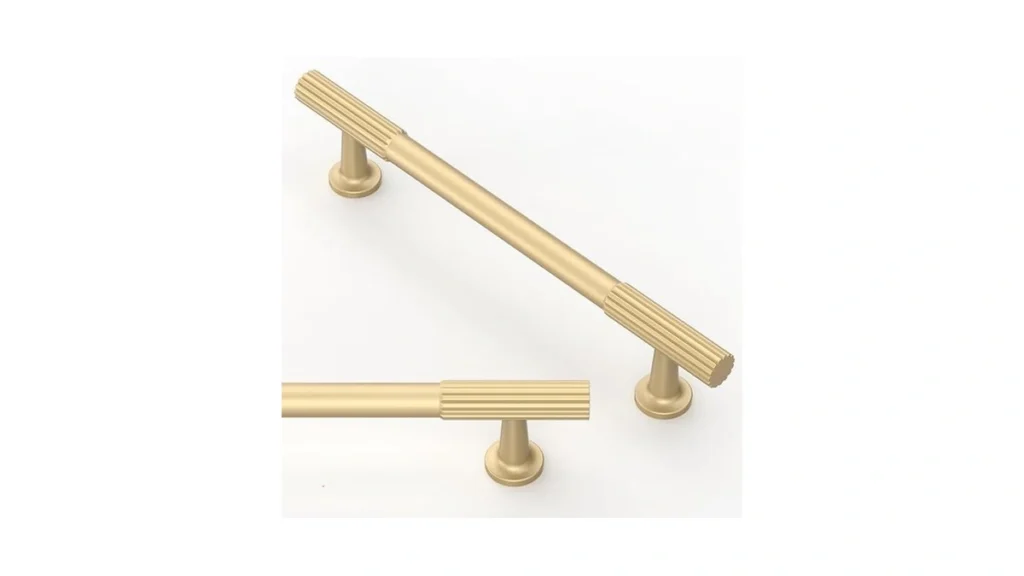 Amazon coupon: Asimerdeco 10 Pack Brushed Gold Cabinet