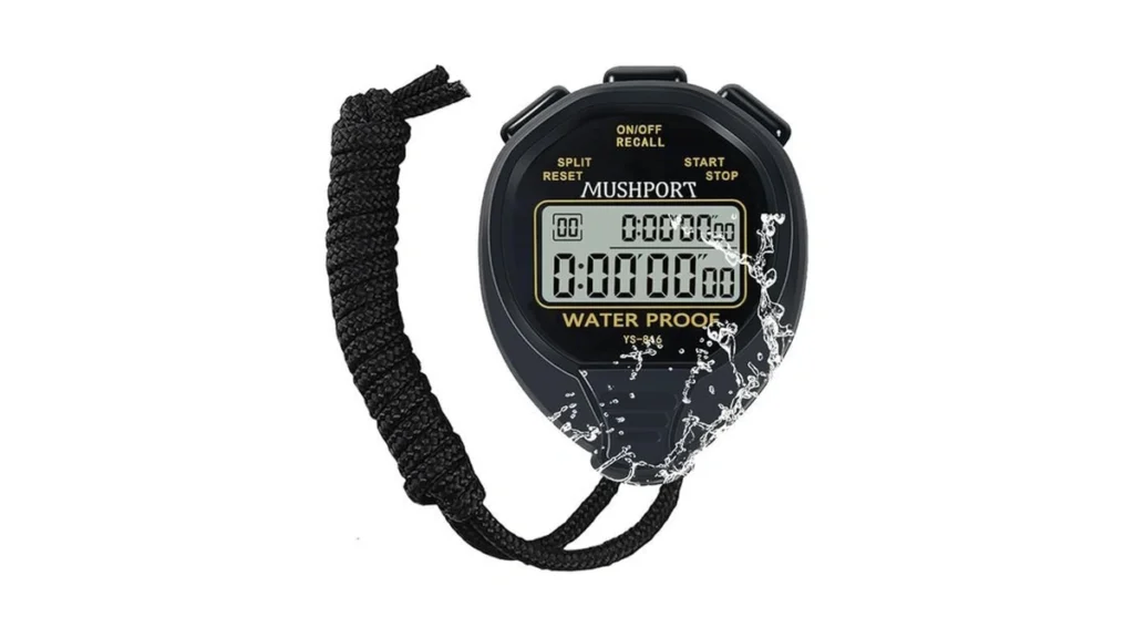 Amazon coupon: Mushport Waterproof Stopwatch Timer 30 L