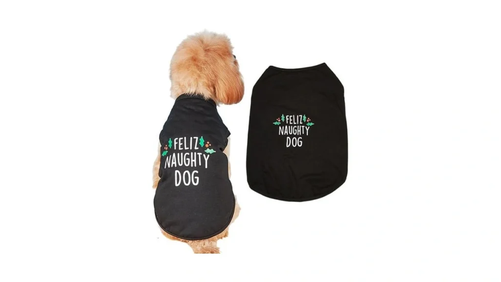 Amazon code: Brouaurpe Pet Shirt Funny Naughty Dog Ou
