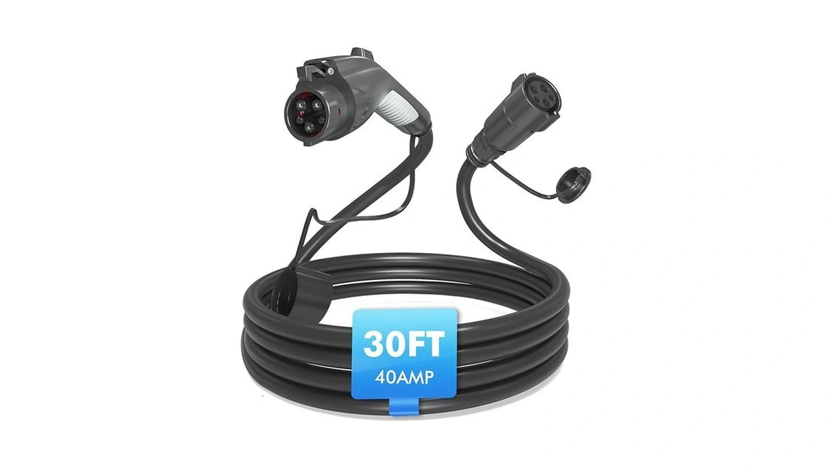 Amazon coupon: Ev Charger Extension Cable 30ft 40amp J1