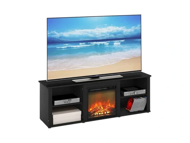 Furinno Classic 70 Inch Tv Stand With Fireplace… Coupon