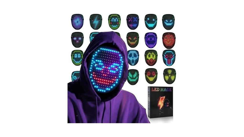 Amazon code: Aiglun Led Face Transforming Mask With G