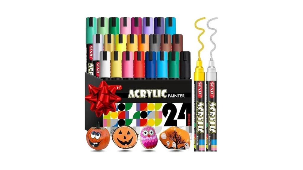 Amazon code: Sfaih Halloween Acrylic Creative Markers