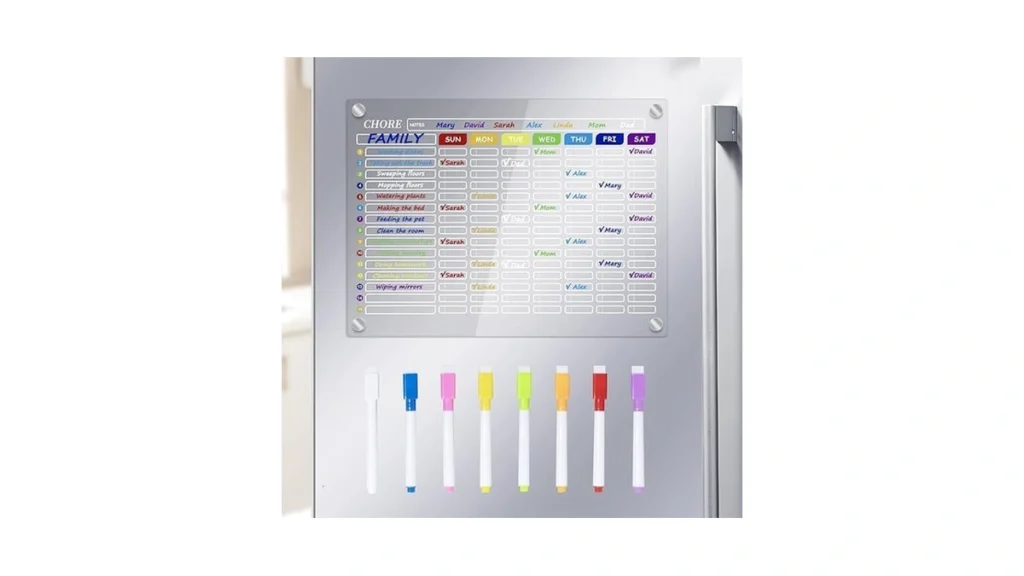 Amazon code: Lachiance Magnetic Chore Chart For Multi