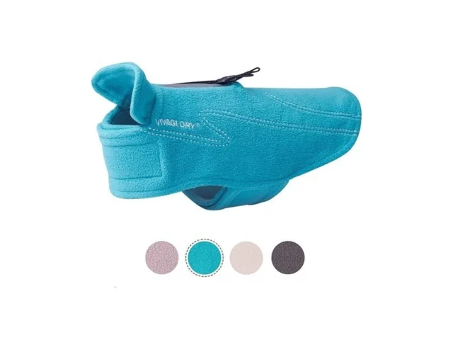 Vivaglory Dog Fleece Coat Warm Jacket With Hook And…