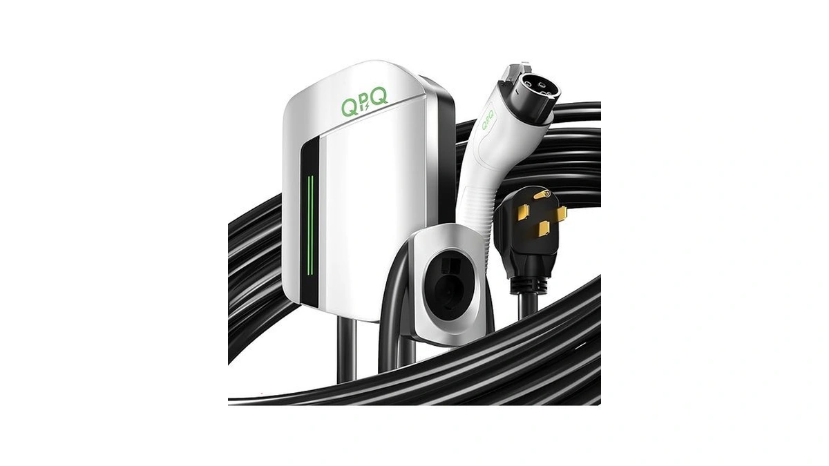 Amazon coupon: Qpq Level 2 Ev Charger 40amp 240v Hardwi