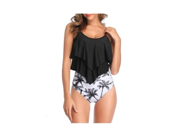 Somoya Womens Swimsuits Two Piece High Waisted… Coupon