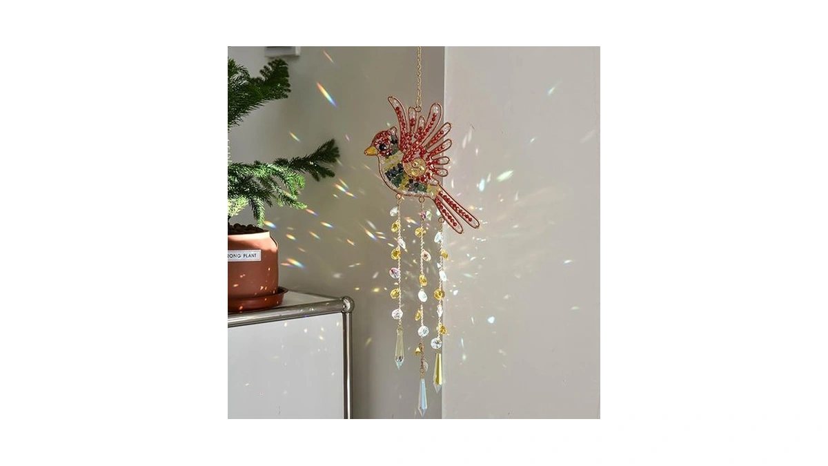 Amazon code: Handmade Bird Crystal Suncatcher Hanging