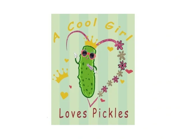 A Cool Girl Loves Pickles Throw Blanket Soft Cozy… Code