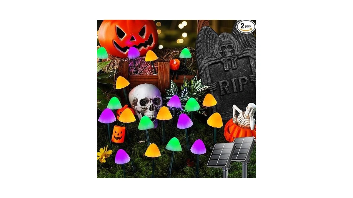 Amazon code: 2pk 55ft 32led Orange And Green Solar Mu