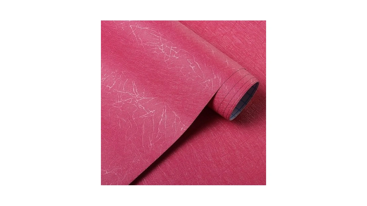 Amazon coupon: Glorytik Pink Silk Peel And Stick Wallpa