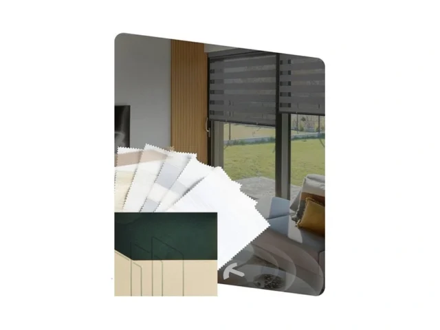 Yoolax Motorized Matter Zebra Blinds Light… Code