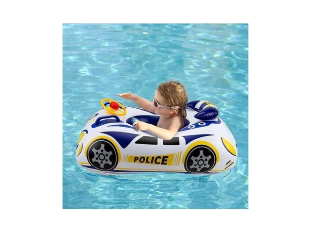 Baby Pool Float With 3d Police Car Design Heavy… Code