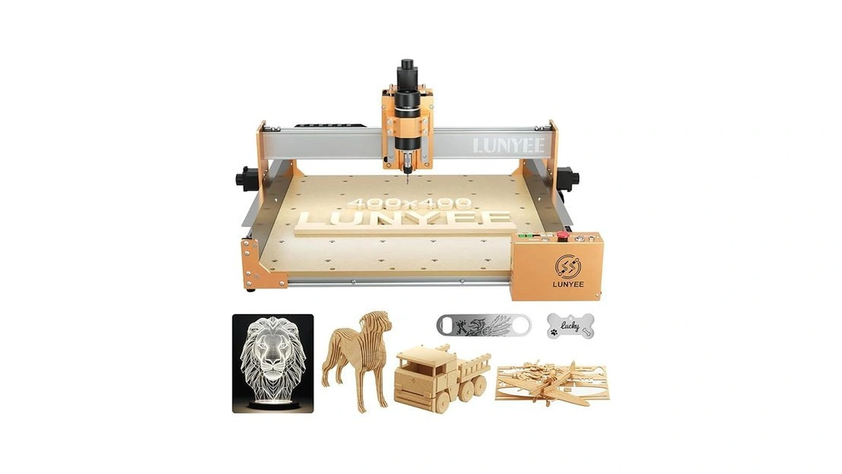 Amazon coupon: Lunyee 4040 Pro Cnc Router Machine 3-axi