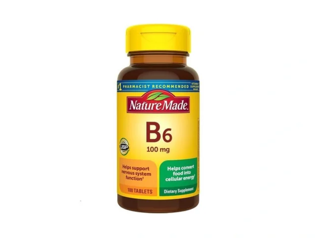 Nature Made Vitamin B6 100 Mg Tablets 100 Count For…