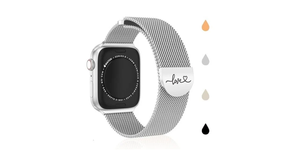 Amazon code: Milanese Stainless Steel Band For Women