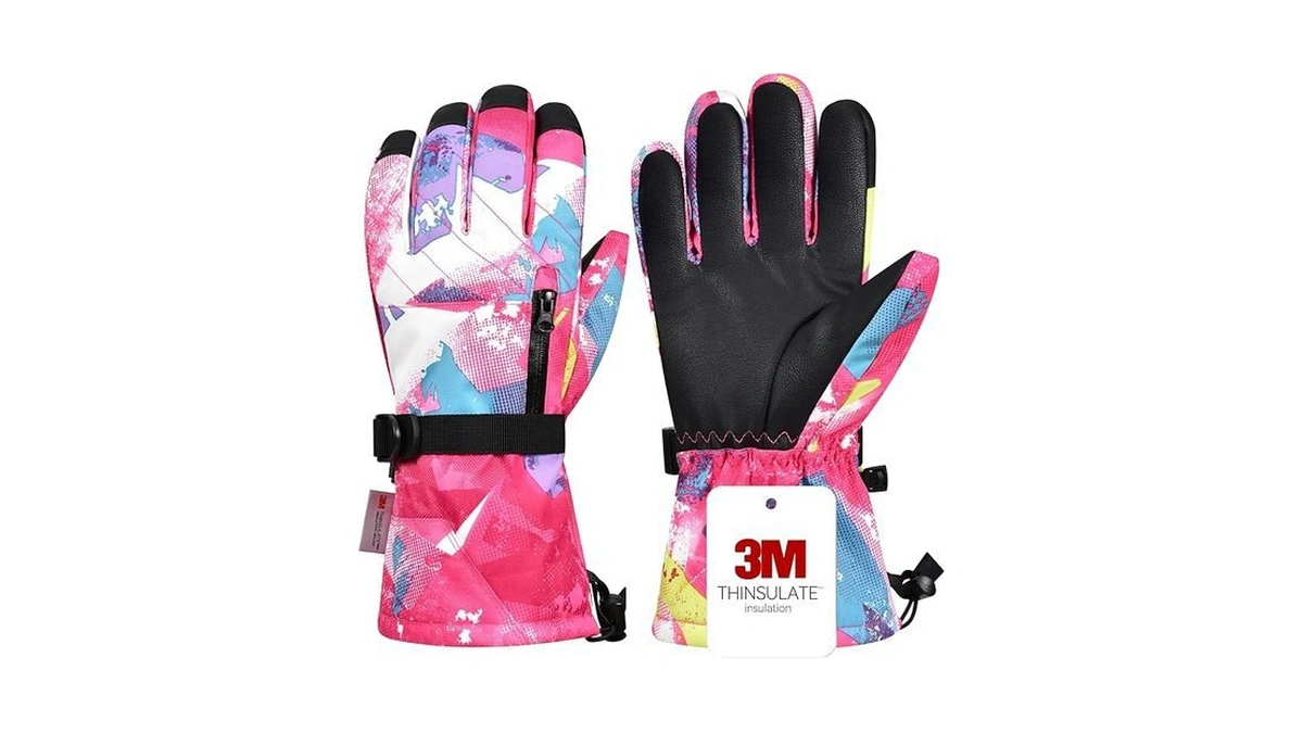 Amazon code: Odtmger Kids Waterproof Snow Mittens Col