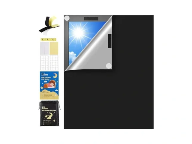 Fuloon Blackout Curtains For Bedroom Portable… Code