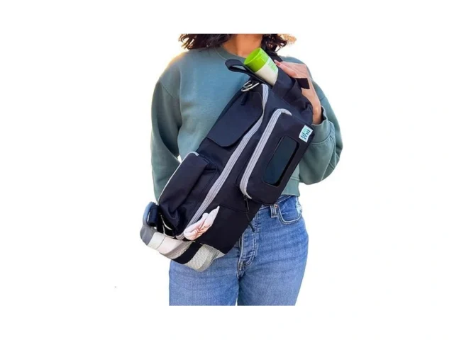 Lil Mil Crossbody Diaper Bag With Wipes Pocket… Coupon