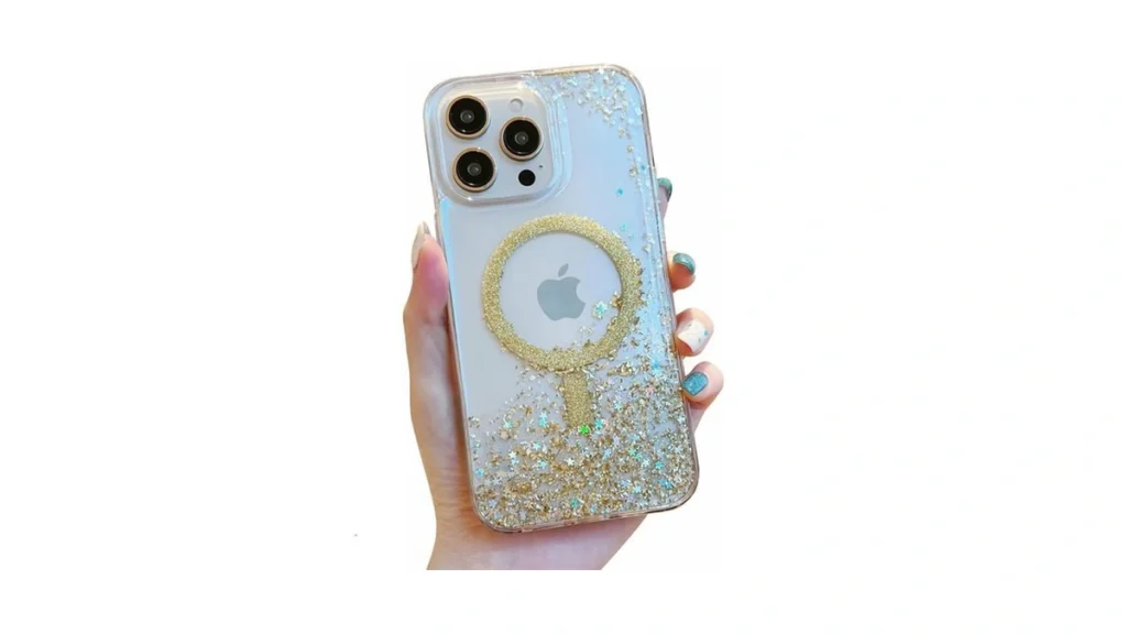 Amazon coupon: Asonce Cute Glitter For Iphone 14 Pro Ca