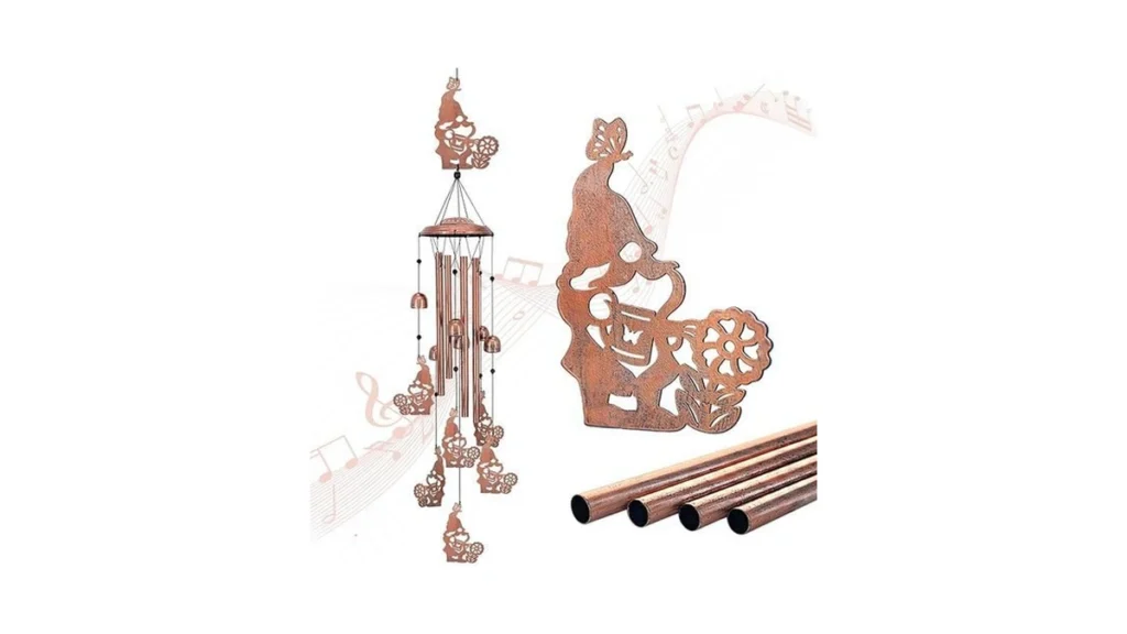 Amazon coupon: Gnomes Wind Chimes Outdoor Gnomes Gifts